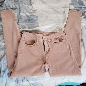 American Eagle 360 super stretch blush jeans